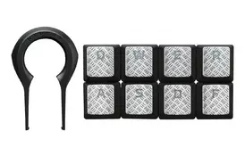 Дополнительные сменные клавиши Kingston HyperX FPS & MOBA ENG Silver (HXS-KBKC2) - Фото