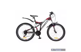 Велосипед Formula 26" SAFARI 2018 AM2 14G Vbr рама-18" St черно-красный (OPS-FR-26-244) - Фото