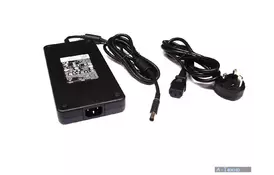 Блок питания к ноутбуку Dell 240W 19.5V, 12.3A, разъем 7.4/5.0(pin inside), Slim-корпус (GA240PE1-00) - Фото