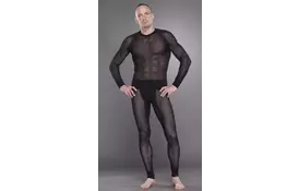 Термоштаны Tramp wear Super Mesh Active Мужские XXXL Чёрные (TRUM-004P XXXL black) - Фото