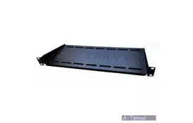 Полка 19" ESERVER 1U глуб. 250мм, консольная, черный (PK-1U-250-B) - Фото
