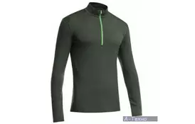 Термокофта Icebreaker BF 200 Oasis LS Half Zip MEN conifer/balsam L (100 477 304 L) - Фото