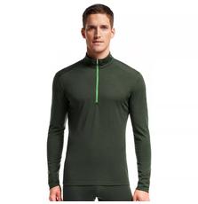 Термокофта Icebreaker BF 200 Oasis LS Half Zip MEN conifer/balsam XL (100 477 304 XL)