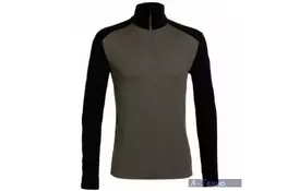 Термокофта Icebreaker Tech Top LS Half Zip MEN monsoon/black M (103 307 003 M) - Фото