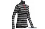 Термокофта Icebreaker BF 260 Vertex LS Half Zip WMN black/snow/garnet S (101 330 001 S)