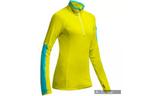 Термокофта Icebreaker Atom LS Zip WMN chartreuse/glacier/white S (101 474 701 S)
