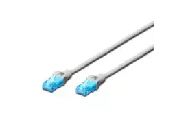 Патч-корд DIGITUS CCA CAT 5e UTP, 15м, AWG 26/7, PVC, серый - Фото