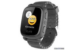 Смарт-годинник ELARI KidPhone 2 Black (KP-2B) - Фото