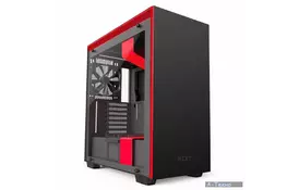 Корпус NZXT H700i MATTE BLACK/RED (CA-H700W-BR) - Фото