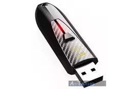 USB флеш накопитель Silicon Power 128GB B25 Black USB 3.0 (SP128GBUF3B25V1K) - Фото