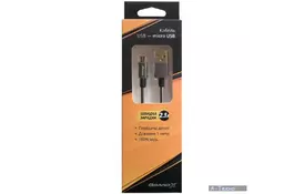 Дата кабель USB 2.0 AM to Micro 5P 1.0m Grand-X (MM-01) - Фото