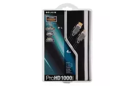 Кабель мультимедийный HDMI to HDMI 4.0m ProHD 1000 Belkin (AV10000QP4M) - Фото