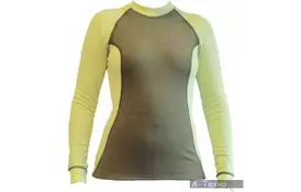 Термофутболка Tramp wear Outdoor Tracking Lady XS зелено-желтый (TRUL-006T/DSUL-006T XS GY) - Фото