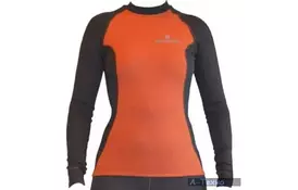 Термофутболка Tramp wear Outdoor Tracking Lady XS серо-оранжевый (TRUL-006T XS GO) - Фото