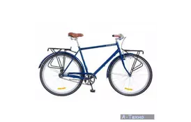 Велосипед Дорожник 28" COMFORT MALE 2018 14G рама-22" St синий (OPS-D-28-096) - Фото