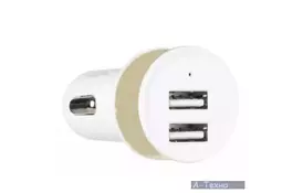 Зарядное устройство MaxPower Mets 2.1A+1A White/Bronze (46066) - Фото