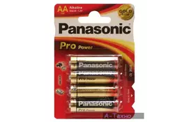 Батарейка PANASONIC AA PRO POWER * 4 (LR6XEG/4BP) - Фото