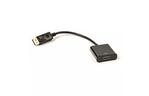 Кабель-переходник PowerPlant DisplayPort - HDMI, 0.15 м, черный (CA910830)