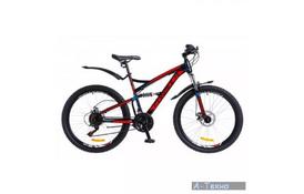 Велосипед Formula 26" X-ROVER 2018 AM2 14G DD рама-19" St черно-красно-синий (OPS-FR-26-248) - Фото