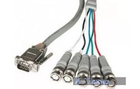 Кабель мультимедийный Roline BNCx5 - VGA 15M 1.8m (11.01.6918-25) - Фото