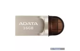 USB флеш накопичувач ADATA 16GB UC370 Golden USB 3.1 Type-C (AUC370-16G-RGD) - Фото