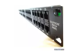 Патч-панель Hypernet 19" телефонная 1U, 50xRJ-45, Cat.3 (PP-TKUTP50-3) - Фото