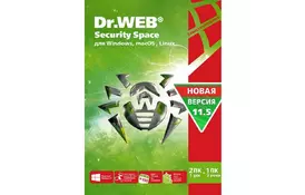 Антивирус Dr. Web Антивирус 1 ПК 1 год (новая лицензия) (LHW-AK-12M-1-A3)  - Фото