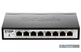 Комутатор мережевий D-Link DGS-1100-08 (DGS-1100-08/B1A) - Фото