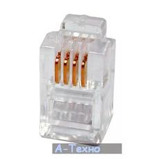 Коннектор Hypernet RJ11 4P4C (P44)