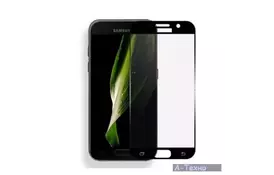 Стекло защитное Laudtec для Galaxy A7 2017 3D Black (LTG-A717) - Фото