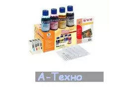 Комплект перезаправних картриджів WWM Epson S22/SX125/SX420W (RC.T128N) - Фото