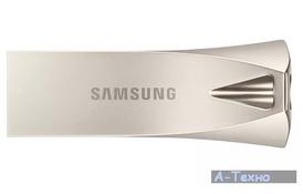 USB флеш накопичувач Samsung 256GB Bar Plus Silver USB 3.1 (MUF-256BE3/APC) - Фото