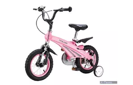 Дитячий велосипед Miqilong SD Розовый 12` (MQL-SD12-Pink) - Фото