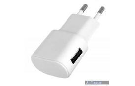 Зарядное устройство Florence USB, 1.0A + cable Lightning white (FW-1U010W-L) - Фото