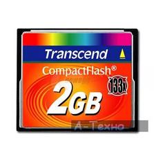 Карта памяти Transcend 2Gb Compact Flash 133x (TS2GCF133)