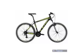 Велосипед Leon 26" HT-85 2018 AM 14G Vbr рама-20" Al черно-салатовый (OPS-LN-26-031) - Фото
