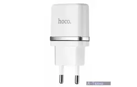 Зарядное устройство HOCO C11 1*USB, 1A, White + USB Cable iPhone 6 (60788) - Фото