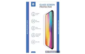 Скло захисне 2E для Samsung Galaxy A6 2.5D Black border Full Glue (2E-TGSG-GA6-25D) - Фото