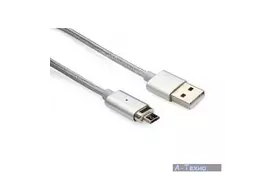 Дата кабель USB 2.0 AM to Micro 5P 1.0m Vinga (Magnetic microUSB) - Фото
