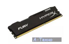 Модуль памяти для компьютера DDR4 8GB 3466 MHz HyperX FURY Black Kingston (HX434C19FB2/8) - Фото