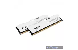 Модуль памяти для компьютера DDR4 16GB (2x8GB) 2933 MHz HyperX FURY White Kingston (HX429C17FW2K2/16) - Фото