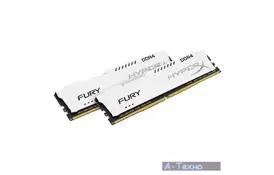 Модуль памяти для компьютера DDR4 32GB (2x16GB) 3466 MHz HyperX FURY White Kingston (HX434C19FWK2/32) - Фото