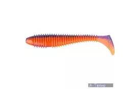 Силікон рибальський Keitech Swing Impact 2.5" (10 шт/упак) ц:pal#09 violet fire (1551.06.62) - Фото