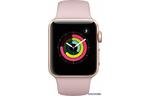 Смарт-часы Apple Series 3 GPS, 38mm Gold Aluminium Case with Pink Band (MQKW2FS/A)