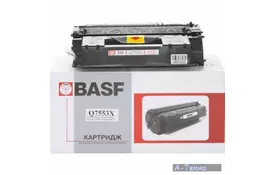 Картридж BASF для HP LJ P2015/P2014/M2727 аналог Q7553X Black (KT-Q7553X) - Фото
