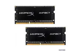 Модуль пам'яті для ноутбука SoDIMM DDR3L 8GB (2x4GB) 1866 MHz Kingston (HX318LS11IBK2/8) - Фото