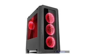 Корпус Vinga CS209B Red - Фото