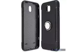 Чехол для моб. телефона Laudtec для Samsung J7 2017/J730 Ring stand (black) (LR-J730-BC) - Фото