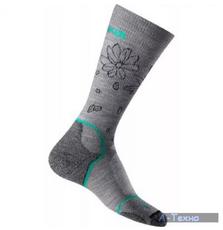 Термоноски Icebreaker Hike + Lite Crew WMN twister hthr/mermaid L (102 085 001 L)