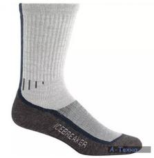 Термоноски Icebreaker Hike Lite Crew WMN silver/oil/brazil S (IBN 304 289 S)